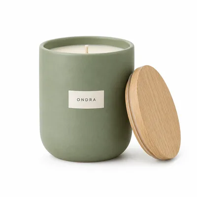 Example product photo: candle